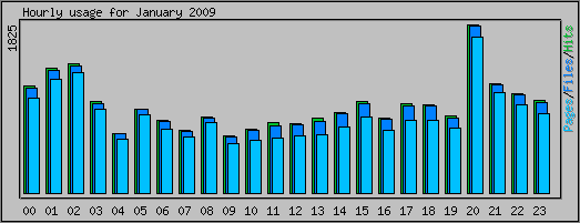 Hourly usage