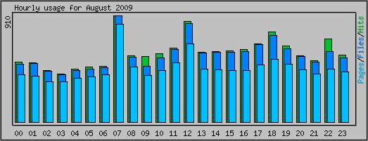 Hourly usage