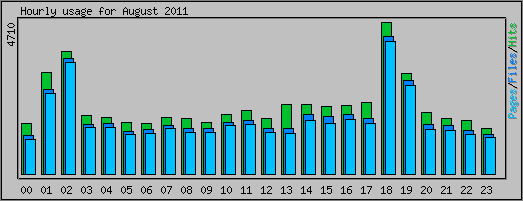 Hourly usage