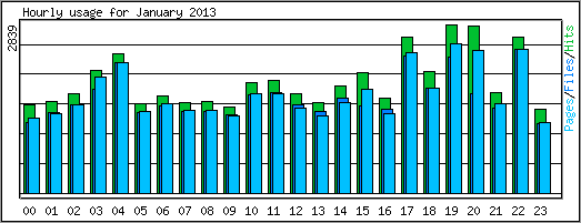 Hourly usage