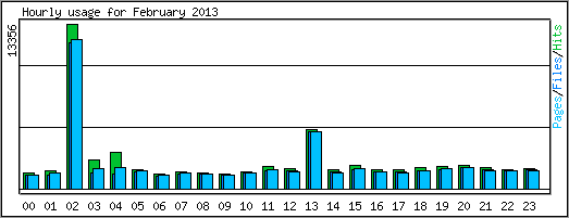 Hourly usage