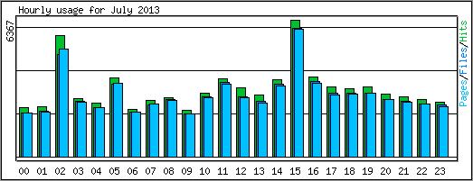 Hourly usage