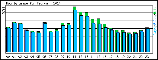 Hourly usage