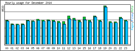 Hourly usage