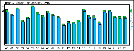 Hourly usage