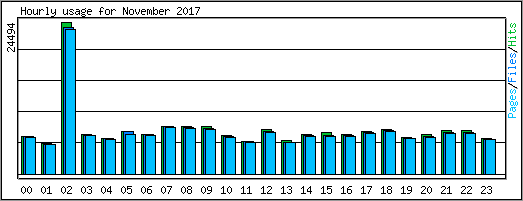 Hourly usage